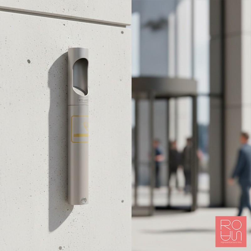 Cendrer Cigarreta Mural Ø 76 mm | Capacitat 1500 Burilles